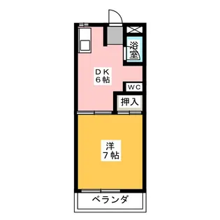 サンライズII【3階】の間取り