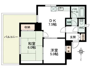 大光トラストビル【4階】の間取り