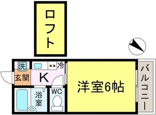 アイボリーコースト【2階】の間取り