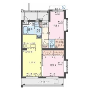 あかねヒルズ南宮崎【3階】の間取り