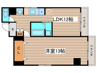 サンハイツ久野【2階】の間取り