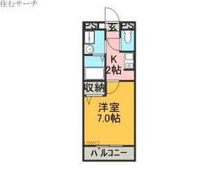 サンピセス【2階】の間取り