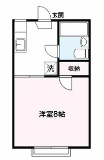 ウィスカーハイツ【2階】の間取り