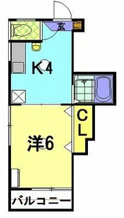 田村マンション【3階】の間取り