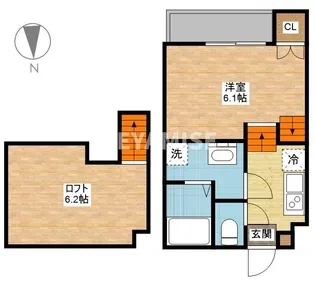 fleur de lisII【1階】の間取り