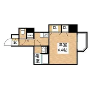 W-STYLE難波【14階】の間取り