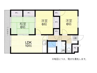 ロワジール【2階】の間取り