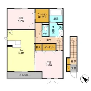 レグルス【2階】の間取り
