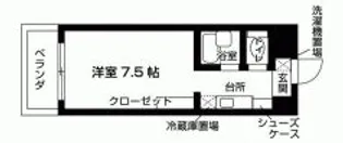 バウスクロス市川【5階】の間取り