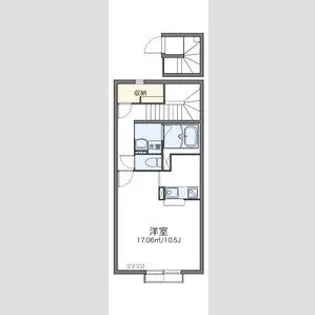 1Kの間取り画像