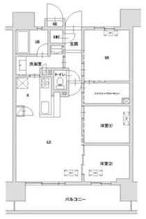 八王子レジデンス【9階】の間取り