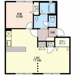 スプラウトハイツ?A【1階】の間取り