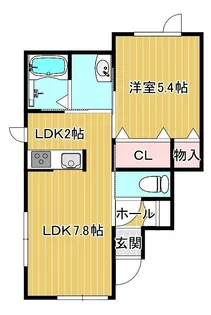 クラフト緑町【1階】の間取り