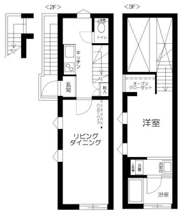 RIVENDELL EBISU【2階】の間取り