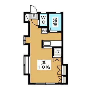 旭ヶ丘アネックス【1階】の間取り