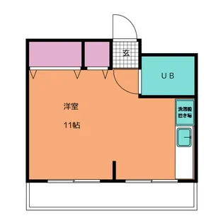 第5銅谷ビル【5階】の間取り