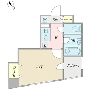 ALPINE茅場町【7階】の間取り