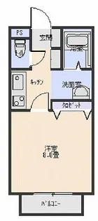 ビクトリーI C棟【1階】の間取り