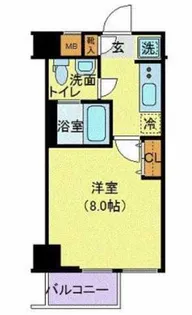 クレヴィスタ文京江戸川橋【1階】の間取り