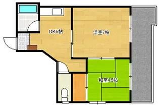 松岡ビル【5階】の間取り