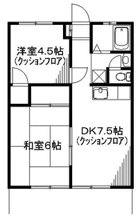 ヒルハイツ【1階】の間取り