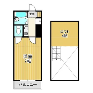 サンシャイン高丸【1階】の間取り