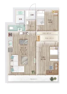 青葉コーポ【2階】の間取り