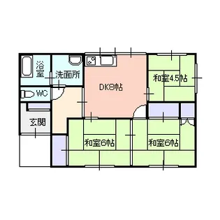 山形県山形市大字妙見寺【一戸建】の間取り