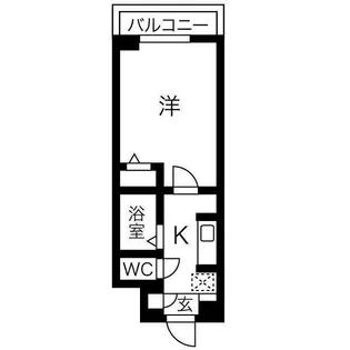 ヒルズかすみ【1階】の間取り