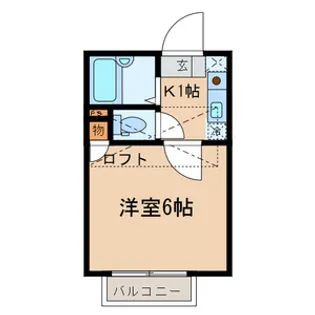 ジュネスひばりヶ丘【1階】の間取り