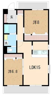 東京都北区赤羽2【マンション】の間取り
