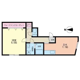 第1匠優ビル【4階】の間取り