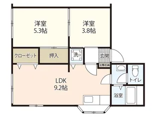 M’s Mansion B【1階】の間取り