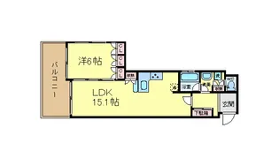 リーガル京都烏丸御池【8階】の間取り