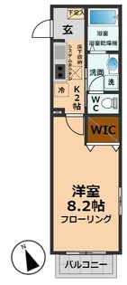 東京都杉並区下高井戸5【アパート】の間取り