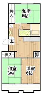 山惣パークレジデンス【4階】の間取り