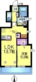 千葉県習志野市大久保3【マンション】の間取り