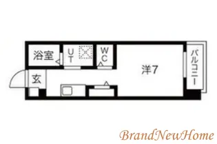 エヌエムキャラント【1階】の間取り