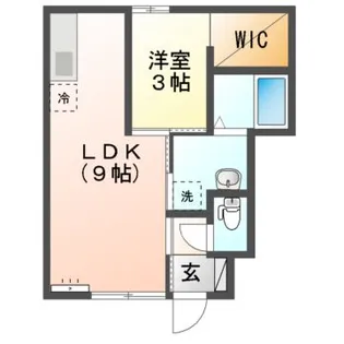 RESUA鍛冶町【1階】の間取り