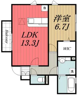千葉県市原市五井【アパート】の間取り