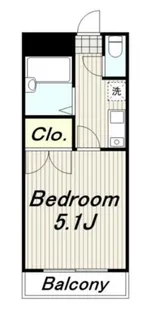 東京都多摩市関戸3【マンション】の間取り