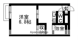 ハピネス水の坂【1階】の間取り