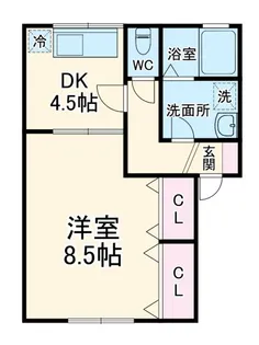 シャルム松風【2階】の間取り