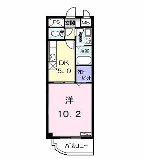 Soleil Honjin【5階】の間取り