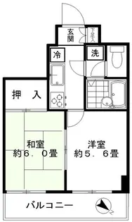東京都台東区千束4【マンション】の間取り