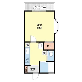 クレセール新鎌ヶ谷【2階】の間取り