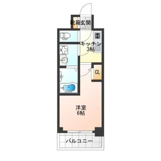 エスリードレジデンス大阪天王寺【10階】の間取り