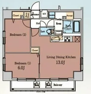 HY’s 田端IIeast【6階】の間取り