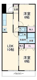 パークビュー桜ヶ丘【3階】の間取り