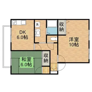 メゾン・ド・ジュンII【2階】の間取り